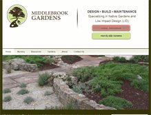 Tablet Screenshot of middlebrook-gardens.com